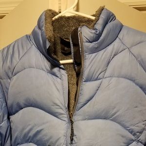 Good condition coffee broken-in down coat